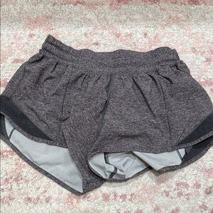 lululemon athletica Heathered Gray Athletic Shorts